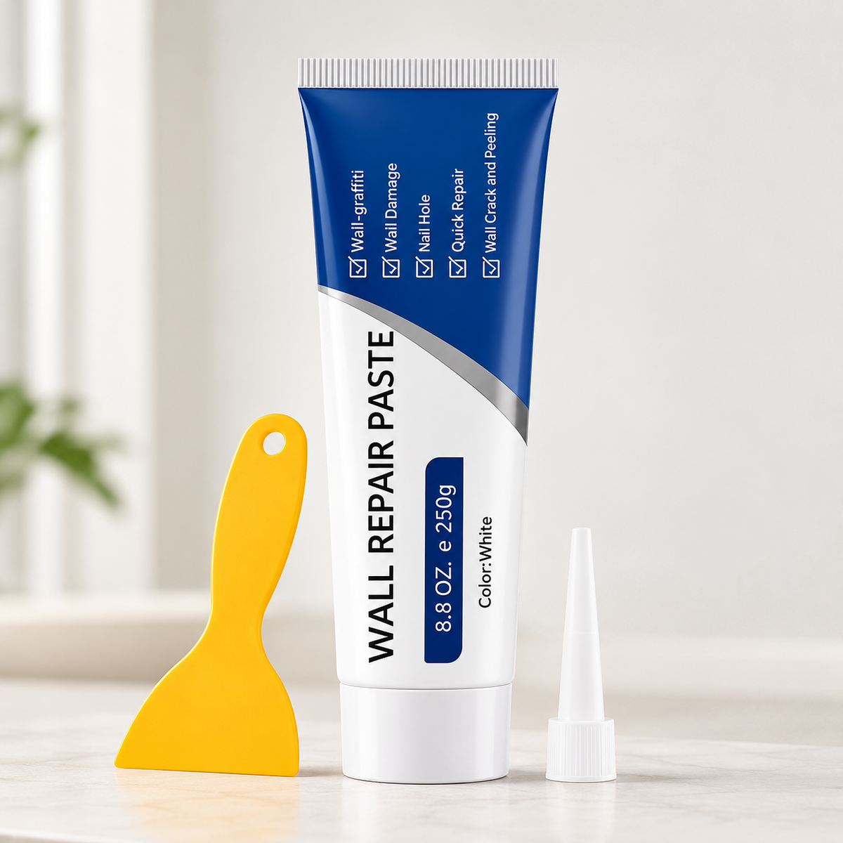 All-in-One Drywall Repair Paste Kit with Scraper & Sanding Tool | Pack of 2