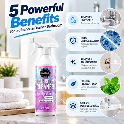 Bathroom Cleaning Spray | Multifunctional, effortless clean for tiles, glass & more