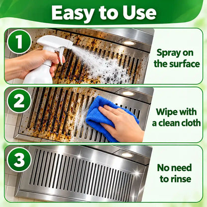 Multifunctional Kitchen Appliance Cleaner Spray — 318 ml